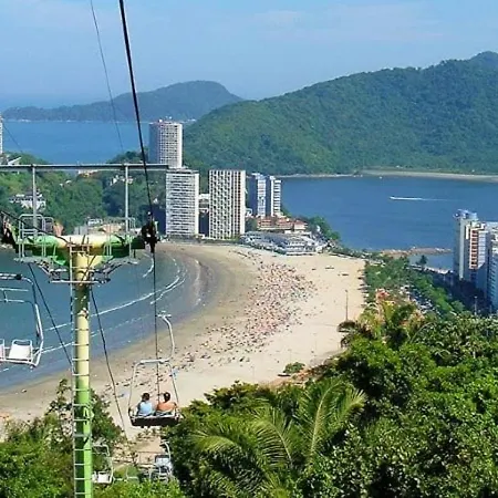 Kitinete 1514 Com Vista Para O Mar São Vicente Exterior photo