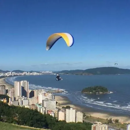 Kitinete 1514 Com Vista Para O Mar São Vicente Exterior photo